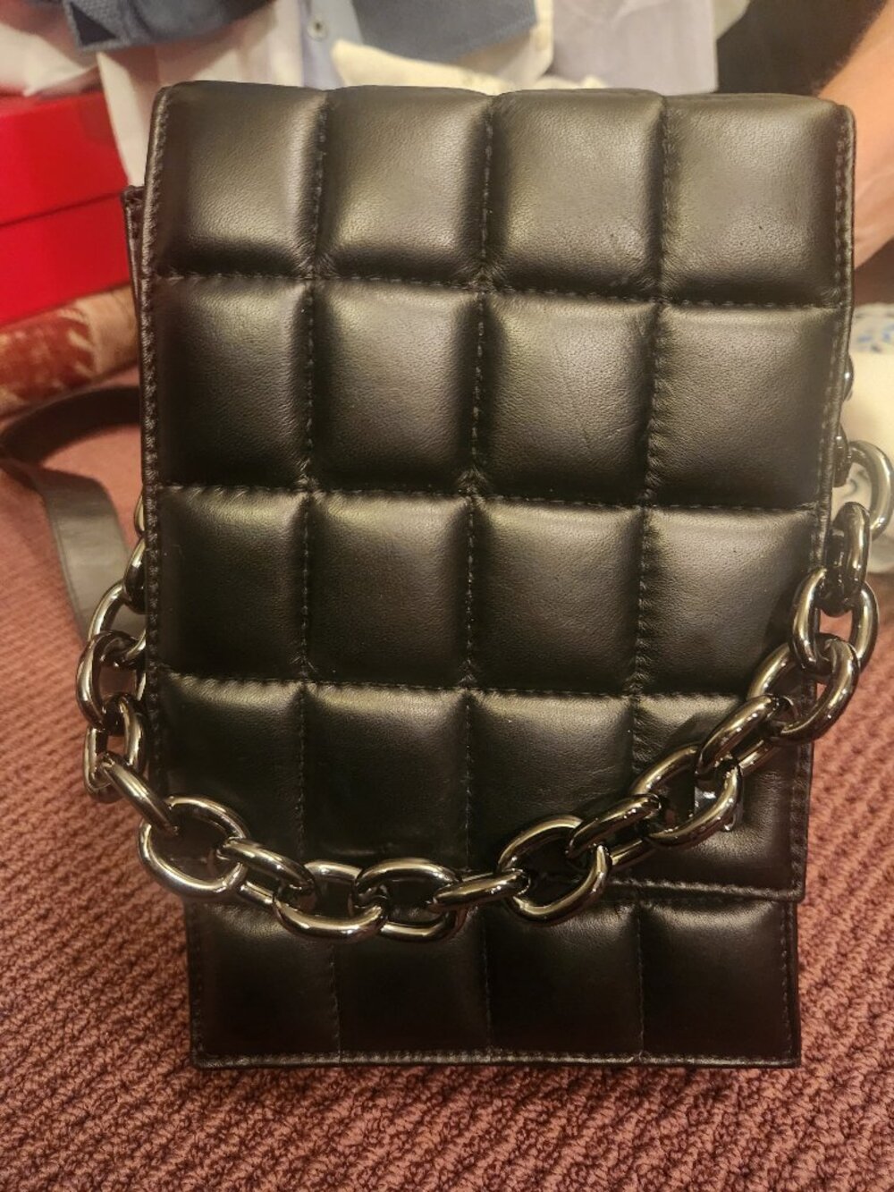Quilted Black Cross Body